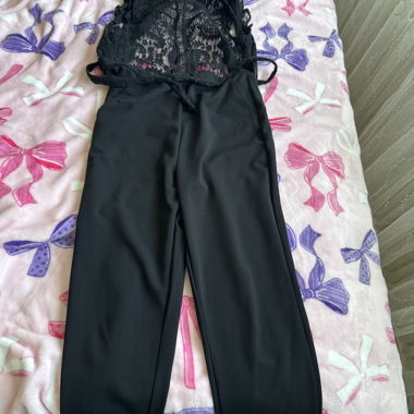 Black Romper in Size S