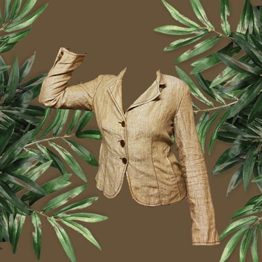 Leinen & Baumwoll Blazer vintage 