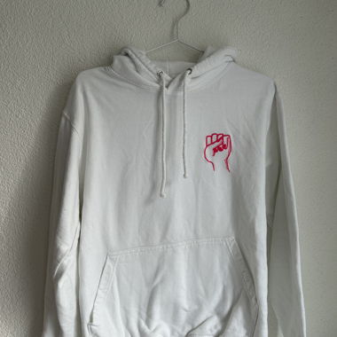 Hoodie blanc THE SPARK COMPANY