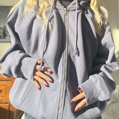 Brandy melville zipper hoodie