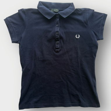 Fred Perry - Polo Donna Blu Scuro (M)