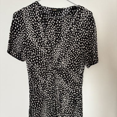 Robe courte imprimée Maje