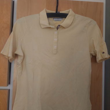 Polo Tommy Hilfiger pour femmes - Jaune - Ta. M