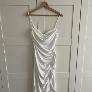 ZARA KLEID WEISS