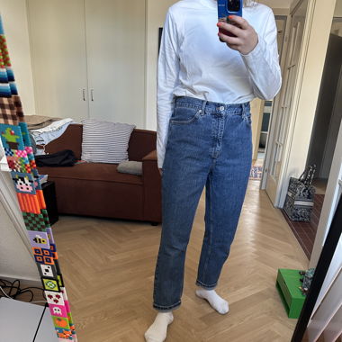 Mom Jeans Classic Blue | Size 42