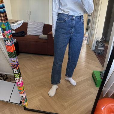 Mom Jeans Classic Blue | Size 42