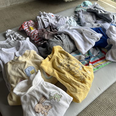 Lot of clothes for boy