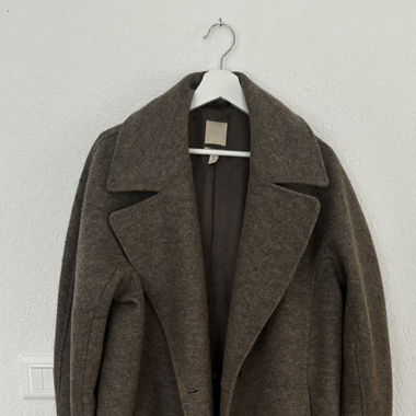 Oversize Wollmantel