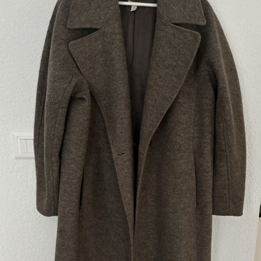 Oversize Wollmantel