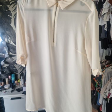 Blouse chic semi-transparente Imperial – taille S