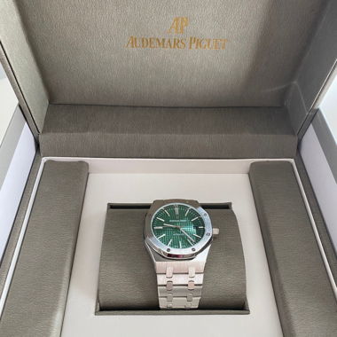 Green AP steel watch