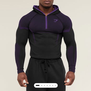 Felpa Seamless Gymshark Onyx 5.0