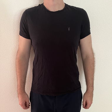 Black All Saints T-Shirt M