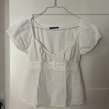 Top bianco da donna