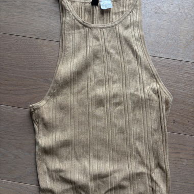 Top beige moutarde 
