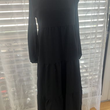 Black Long-Sleeve Dress
