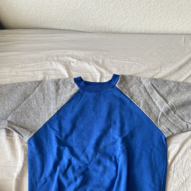Pullover grau/blau Grösse M
