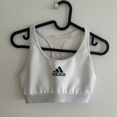 Soutien-gorge de sport adidas blanc