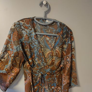 Sommer Bluse, Wickel-Style