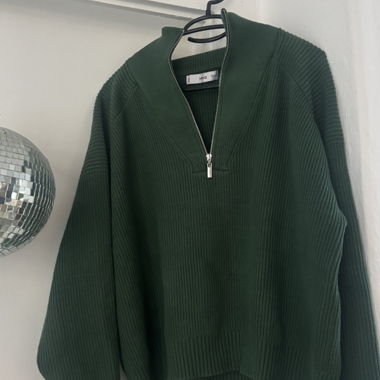 Maglione in maglia verde