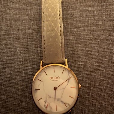 Orologio analogico QUDO con cinturino in pelle