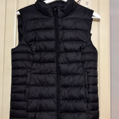 Gilet trapuntato nero