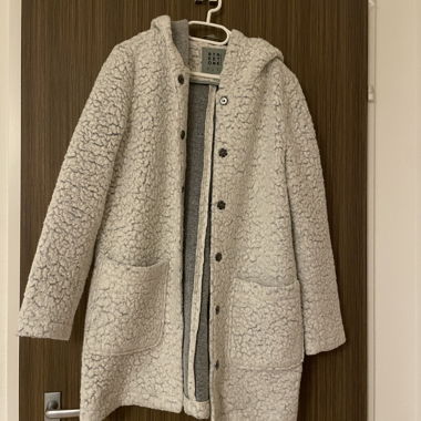 Manteau à capuche Sherpa