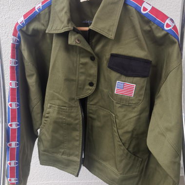 Veste militaire Champion pour femme USA