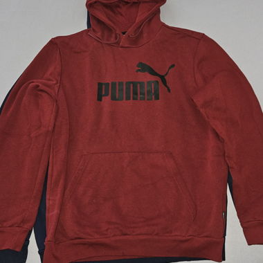 Hoodie Puma rouge avec capuche
