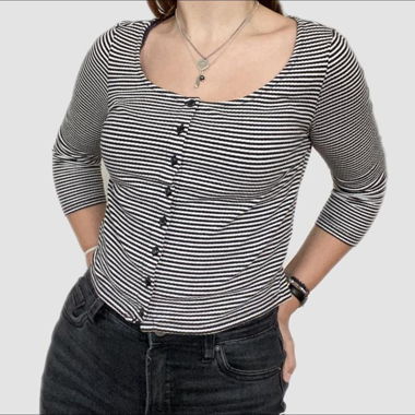 Gestreiftes Top