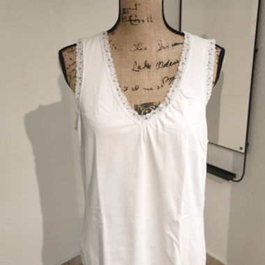 Top in pizzo bianco TCM Tg. 44/46