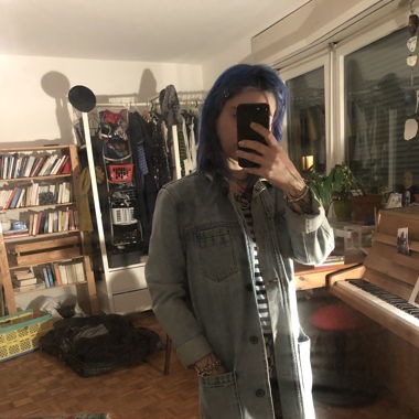 Jeans Mantel/ Jacke
