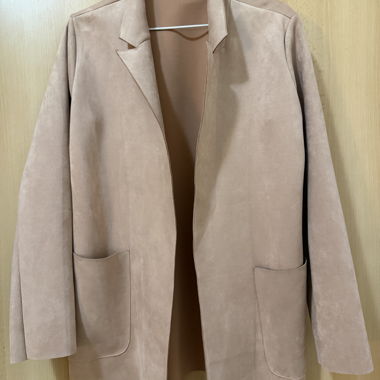 Pink Suede Blazer