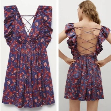 CHUFY X MANGO - DRESS (Blake Lively collab) L
