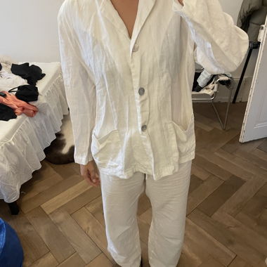 Vintage Linen Blazer