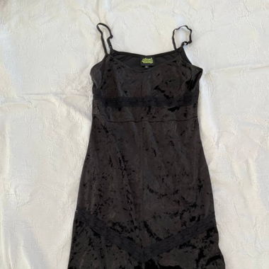 Velvet Slip Dress 