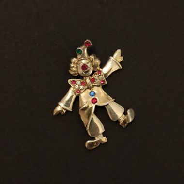 Clown Kettenanhänger mit Steinen