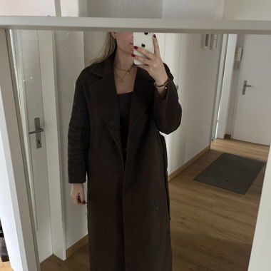 Long brown coat