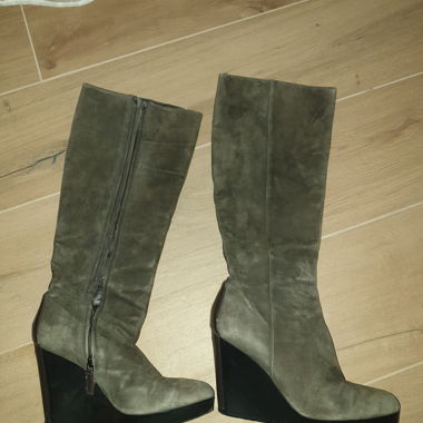 Bottes Compensées Calvin Klein en Daim T.39
