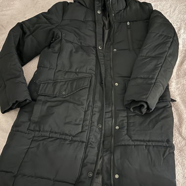 Manteau d'hiver noir