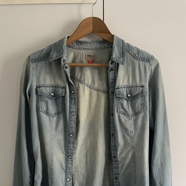 Hemd-Bluse Jeans-Style