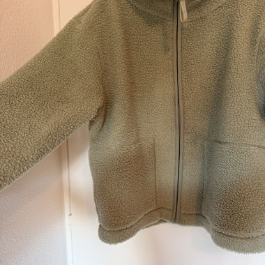 Veste polaire zippée vert menthe