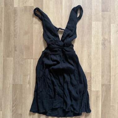 Black dress with straps