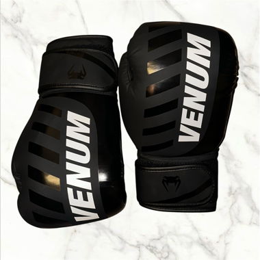 Venum Black Boxing Gloves
