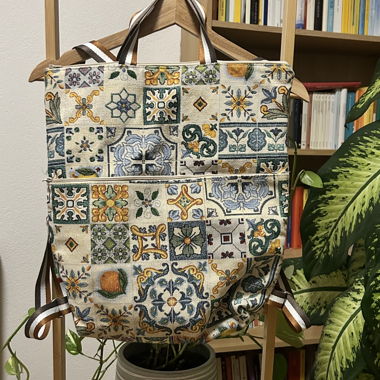Handgemachter Rucksack aus Italien