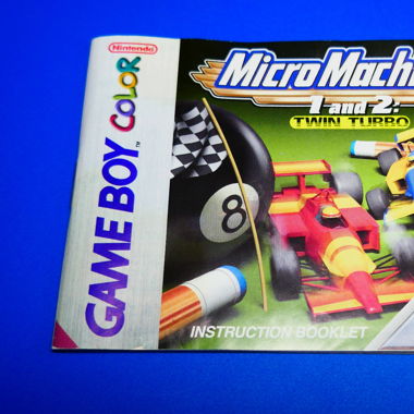 Notice Micro Machines 1 and 2 - GBC / R11476