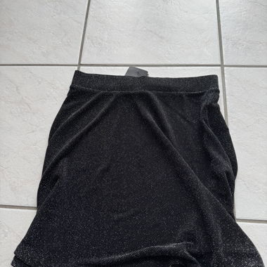 Black Sequin Skirt