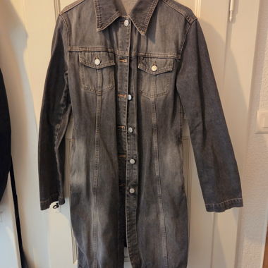 Veste en jeans longue