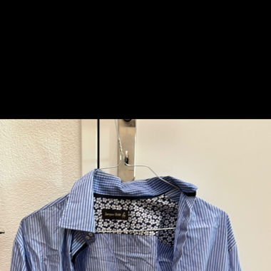 Chemise Homme Jacques Britt – Rayures Bleues, Taille M