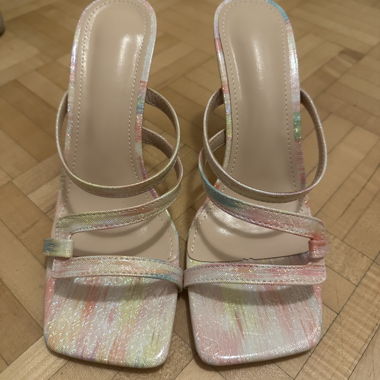 Glitter High Heel Sandals